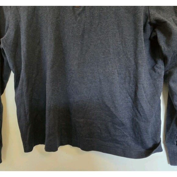 Polo Ralph Lauren Sweater Mens XL Navy 1/4 Zip Pullover Casual Fall Lightweight - Picture 3 of 7
